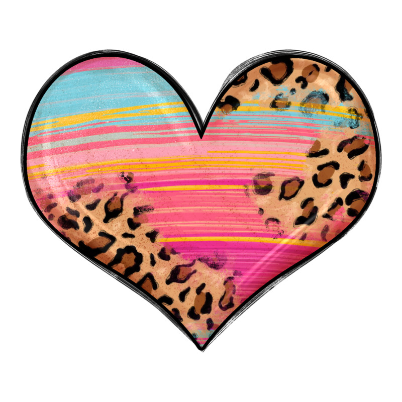 Valentine S Day Colorful Heart Premium Tee by LillyAllenDesigns | Teevron