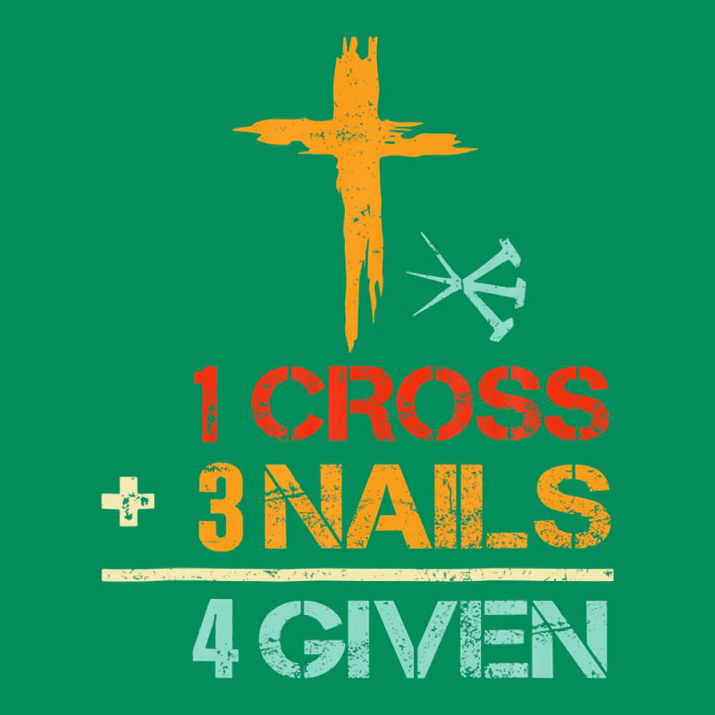 Vintage 1 Cross 3 Nails Forgiven Christian Easter Gift Urban Hoodie by lanVoArt | Teevron
