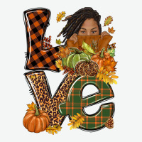 Love Fall With Afro Woman Urban Heavy Tee | Teevron
