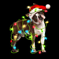 Christmas Chocolate Boston Terrier Ladies Tee | Teevron