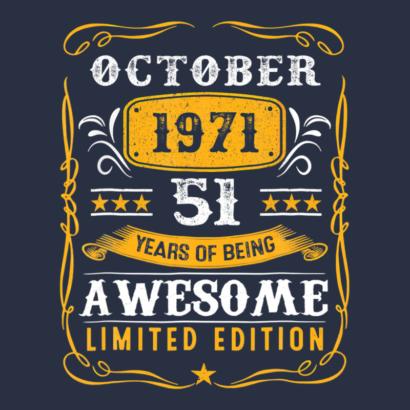 51 Years Old Gifts 51st Birthday Vintage October 1971 Heavyweight Sweatshirt by lanVoArt | Teevron