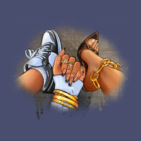 Sneaker And Heel Afro Woman Vintage Tee | Teevron