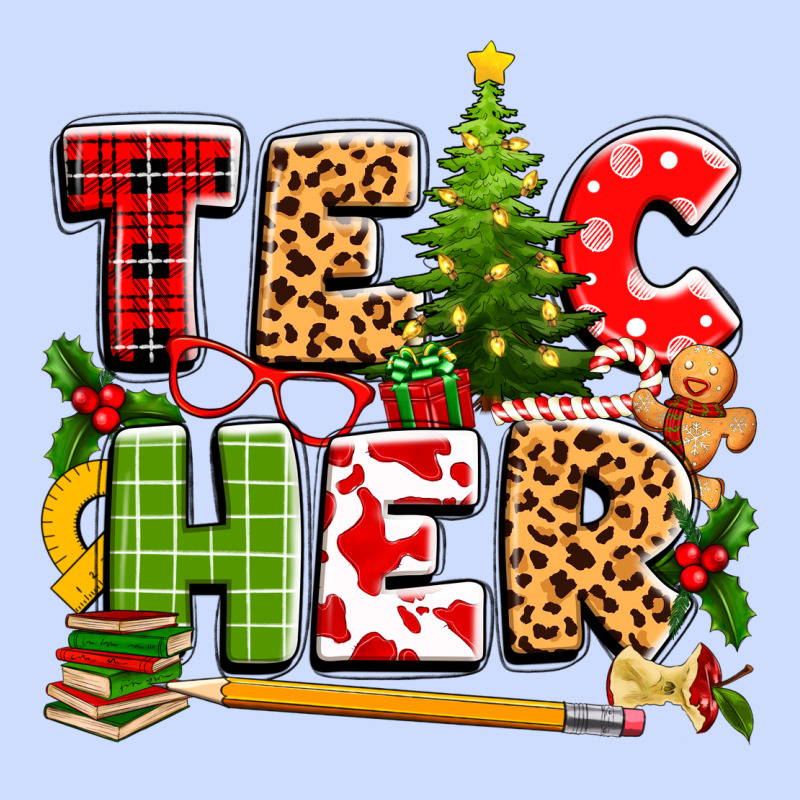 Teacher Christmas Urban Heavy Tee by texasbilliewilder | Teevron