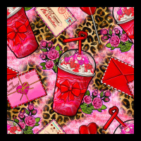 Valentines Day Coffee Cups And Love Letter With Xoxo And Leopard Seaml Heavy Core Tee | Teevron