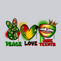 Peace Love Juneteenth Heavyweight Sweatshirt | Teevron