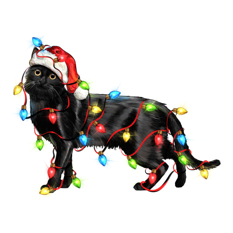 Christmas Bombay Cat Ladies Tee by LillyAllenDesigns | Teevron