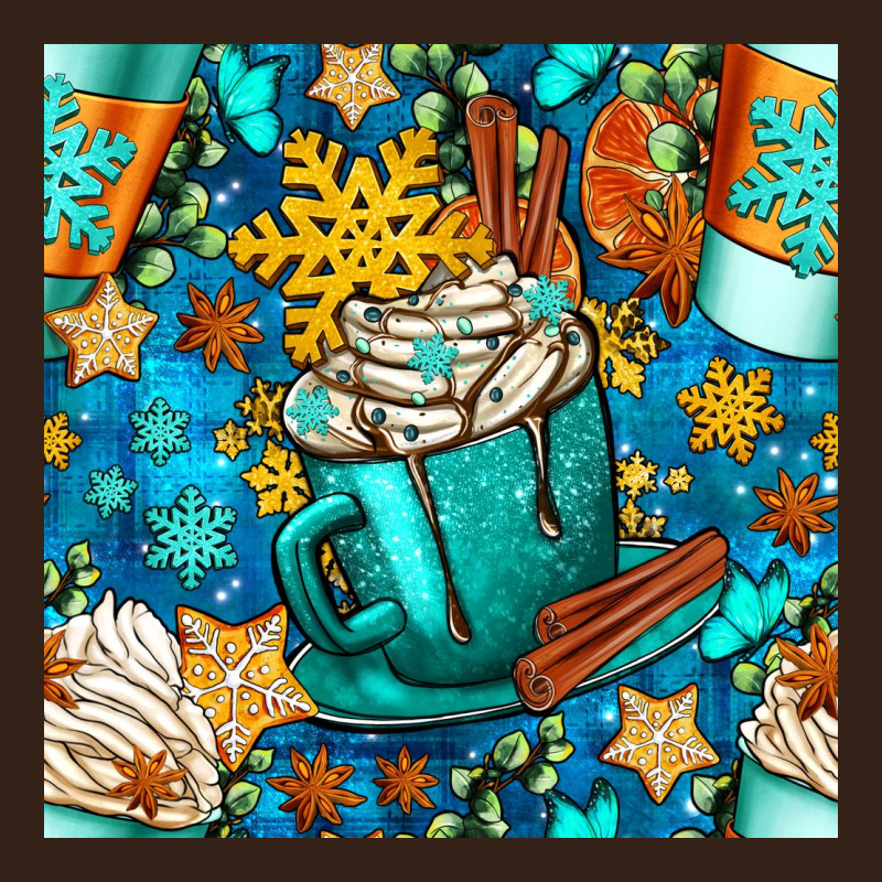 Winter Coffee Cups And Snow With Plaid Seamless Pattern Bbs Heavy Core Tee by BundleAndBundleShop | Teevron