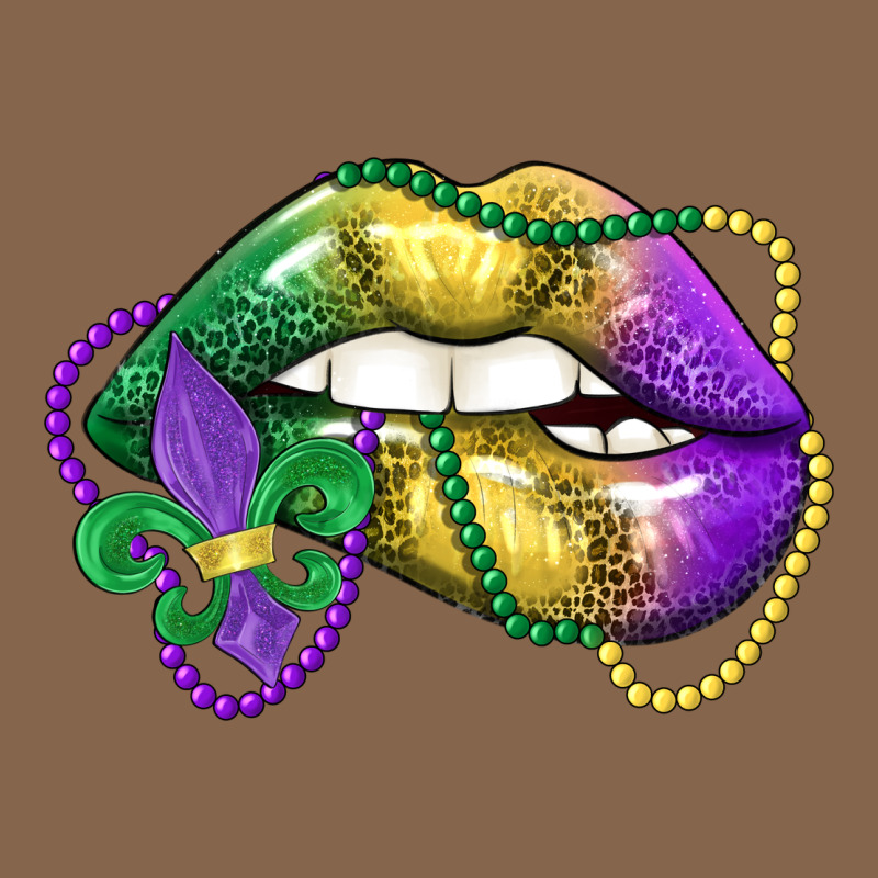 Mardi Gras Lips Premium Tee by LillyAllenDesigns | Teevron