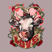 Cow Valentine's Day Love Vintage Hoodie | Teevron