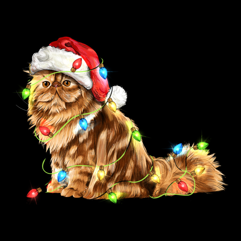Christmas Persian Cat Ladies Tee by LillyAllenDesigns | Teevron