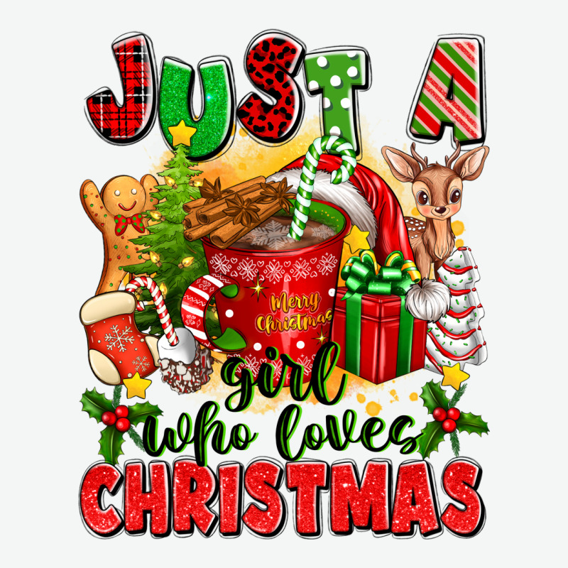 Just A Girl Who Loves Christmas Urban Heavy Tee by texasbilliewilder | Teevron