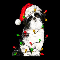 Christmas Shih Tzu Dog Ladies Tee | Teevron