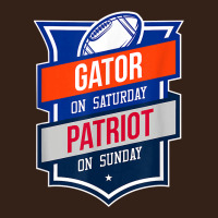 Retro Gator On Saturday Patriot On Sunday Gainesville Gift Heavy Core Tee | Teevron