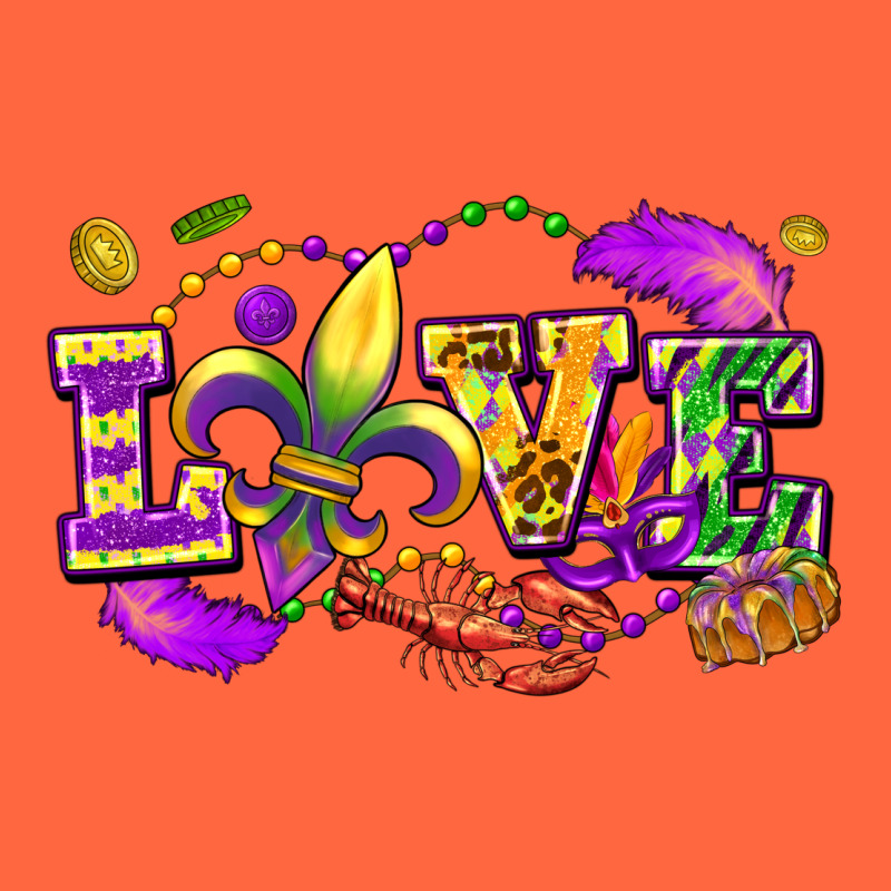 Love Mardi Gras Premium Hoodie by FaDigitalArtStudio | Teevron