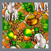 St. Patrick's Goat Family With Balloons Seamless Heavyweight Sweatshirt | Teevron