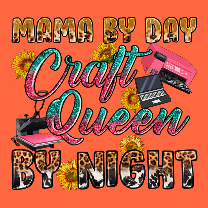 Mama By Day Craft Queen By Night Premium Hoodie by RanaPortraitStore | Teevron