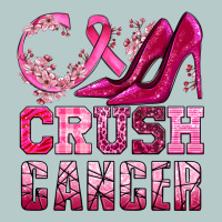 Crush Cancer High Heels Bbs Heavy Core Tee | Teevron