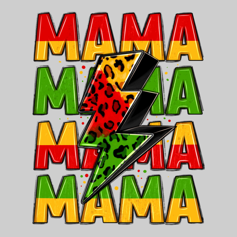 Mama Lightning Bolt Juneteenth Premium Tee by LillyAllenDesigns | Teevron
