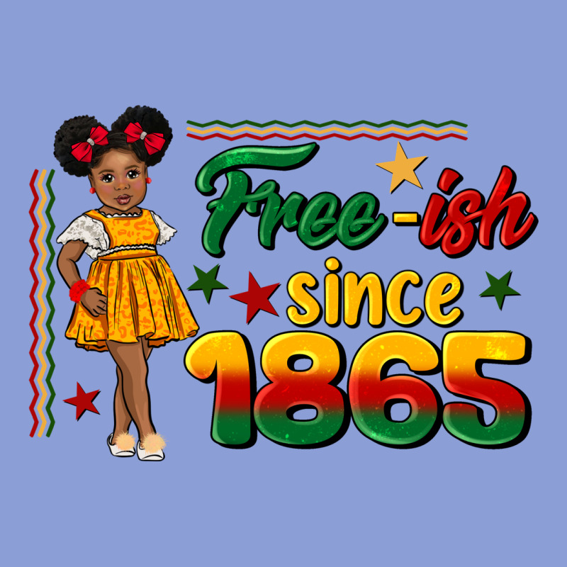 Free Ish Since 1865 Black Girl Peekaboo Juneteenth Long Sleeve Tee by CowGirlArtShop | Teevron