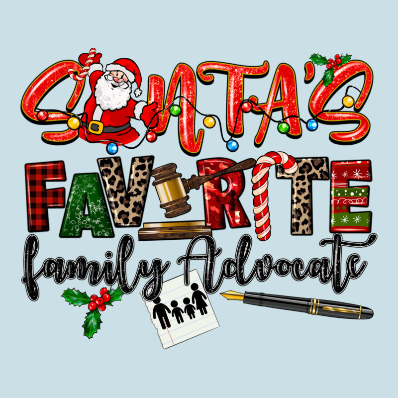 Santa's Favorite Family Advocate Ladies Tee by LillyAllenDesigns | Teevron