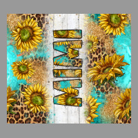 Western Mother's Day Mimi With Turquoise And Sunflowers And Leopard Tu Vintage Hoodie | Teevron