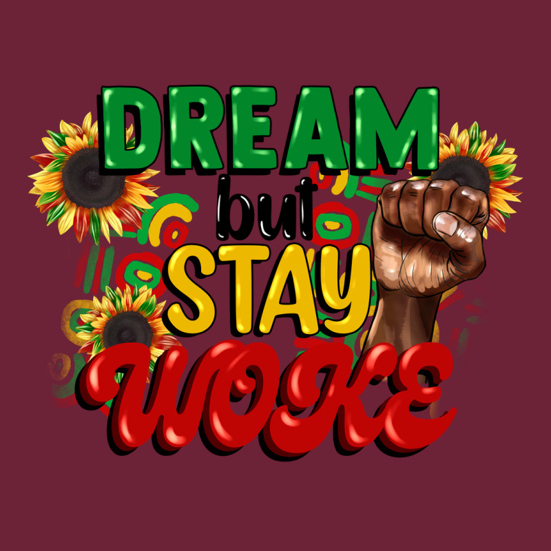 Dream But Stay Woke Juneteenth Long Sleeve Tee by CowGirlArtShop | Teevron