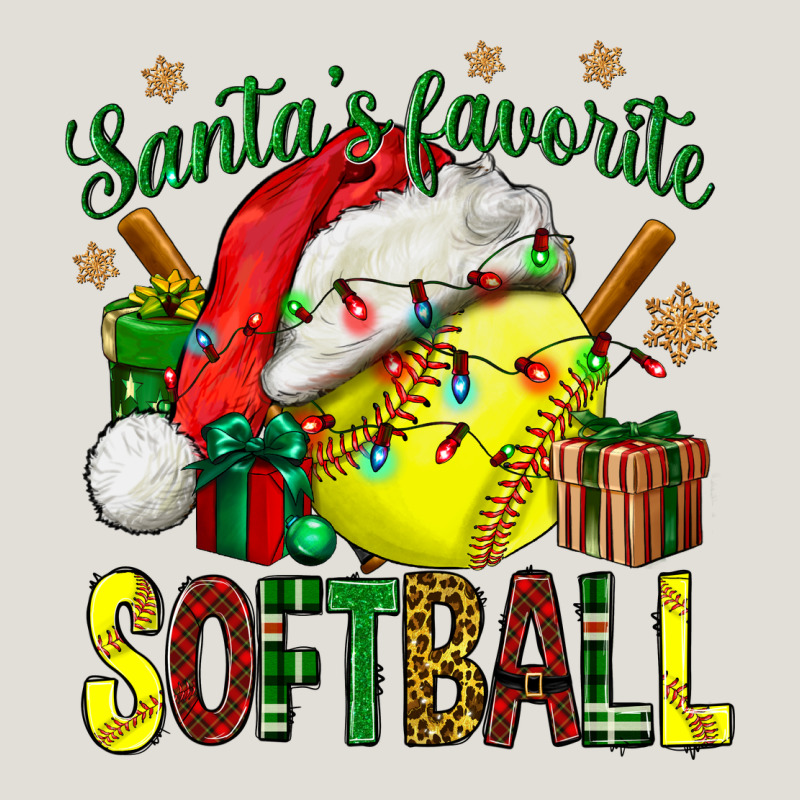 Santa's Favorite Softball Bbs Heavy Core Tee by BundleAndBundleShop | Teevron