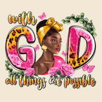 With God All Things Are Possible Black Woman Premium Tee | Teevron
