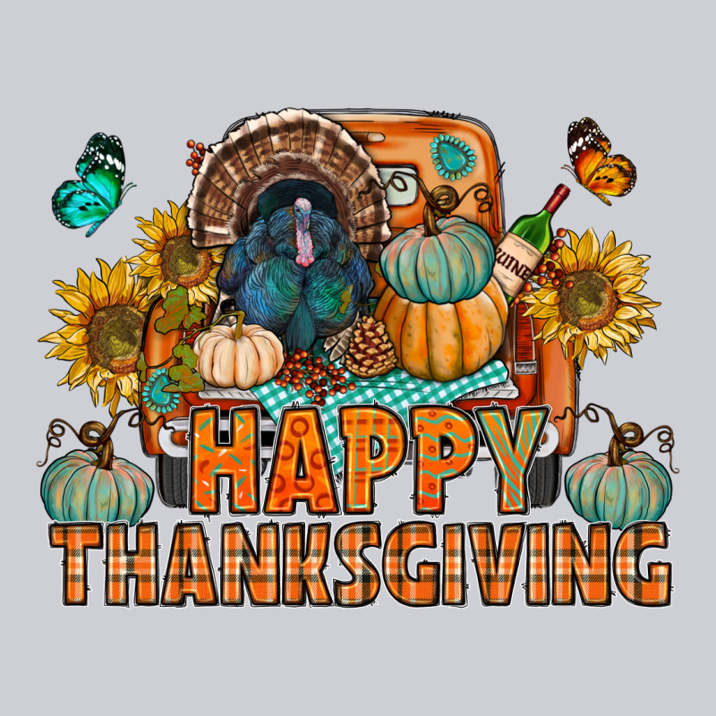 Happy Thanksgiving With Truck Bbs Heavyweight Sweatshirt by BundleAndBundleShop | Teevron