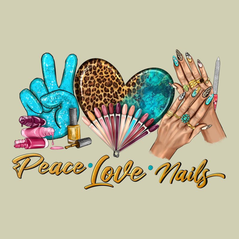 Peace Love Nails Bbs Heavy Core Tee by BundleAndBundleShop | Teevron