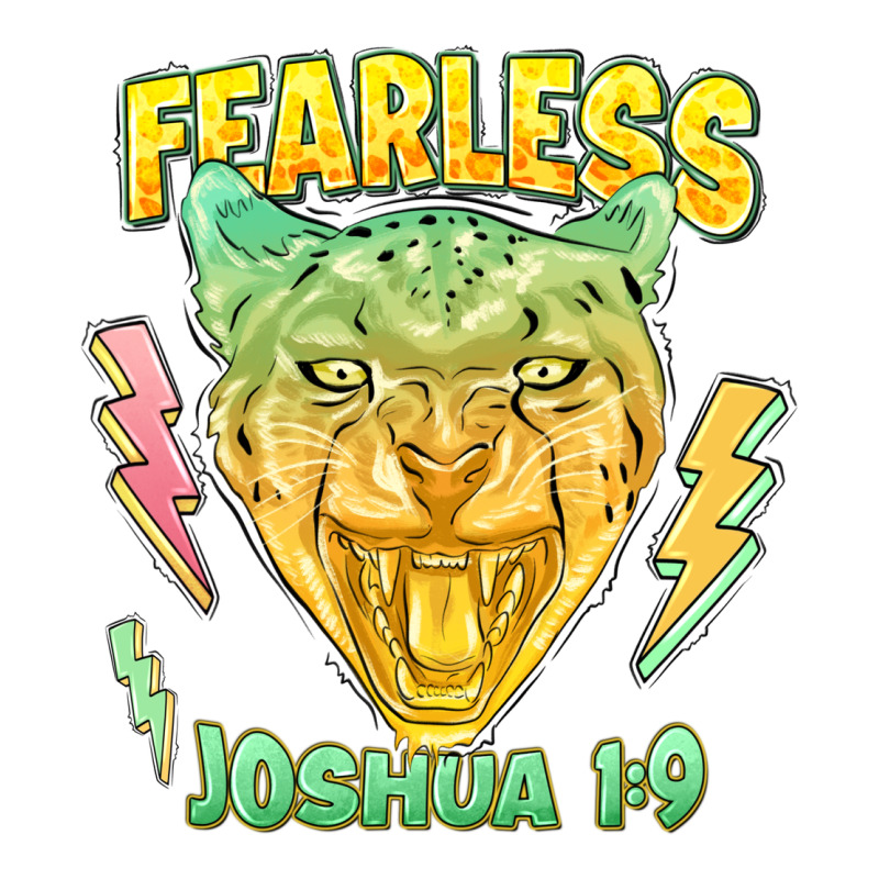 Fearless Joshua 1 9 Cheetah Premium Tee by LillyAllenDesigns | Teevron