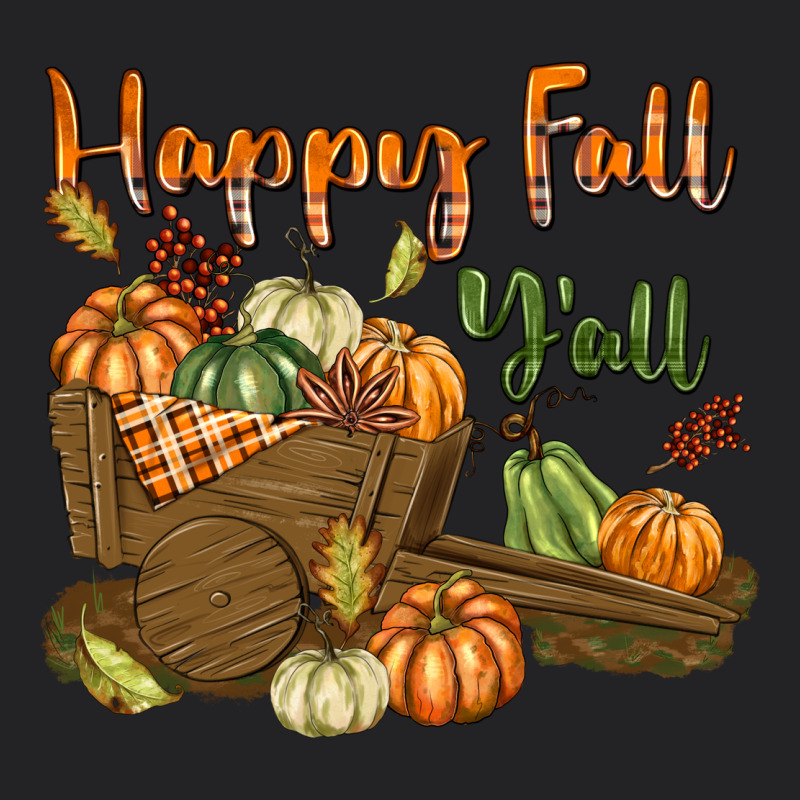 Happy Fall Y'all Vintage Tee by texasbilliewilder | Teevron