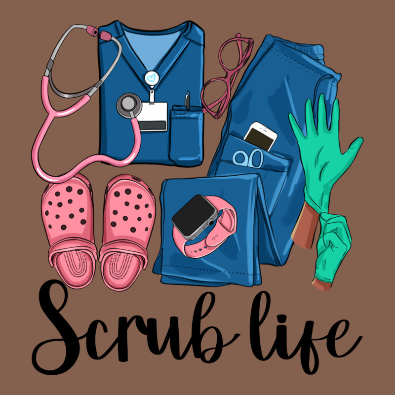 Scrub Life Nurse Zipper Hoodie by LillyAllenDesigns | Teevron