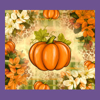 Fall Pumpkins With Flowers Vintage Tee | Teevron