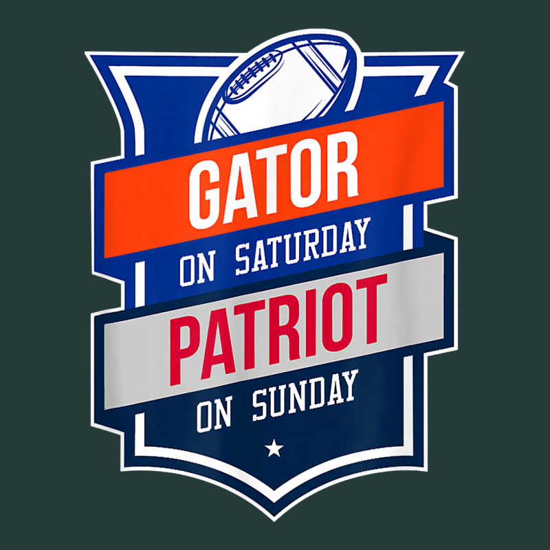 Retro Gator On Saturday Patriot On Sunday Gainesville Gift Premium Sweatshirt by lanVoArt | Teevron
