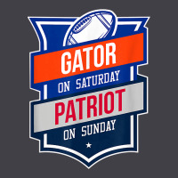 Retro Gator On Saturday Patriot On Sunday Gainesville Gift Heavyweight Hoodie | Teevron