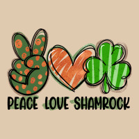 Peace Love Shamrock Heavyweight Sweatshirt | Teevron