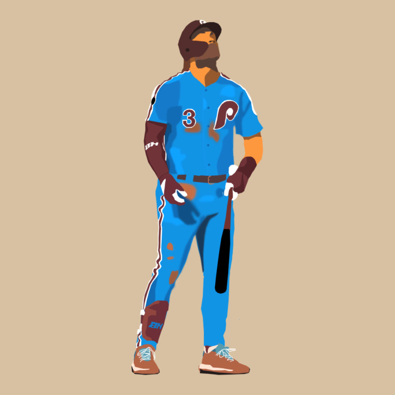 Bryce Harper Powder Blue Heavyweight Hoodie by lanVoArt | Teevron