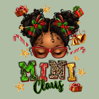 Mini Claus Messy Bun Urban Heavy Tee | Teevron