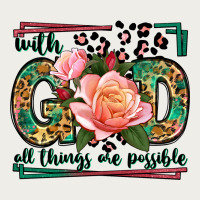 With God All Things Are Possible Leopard Frame Zipper Hoodie | Teevron