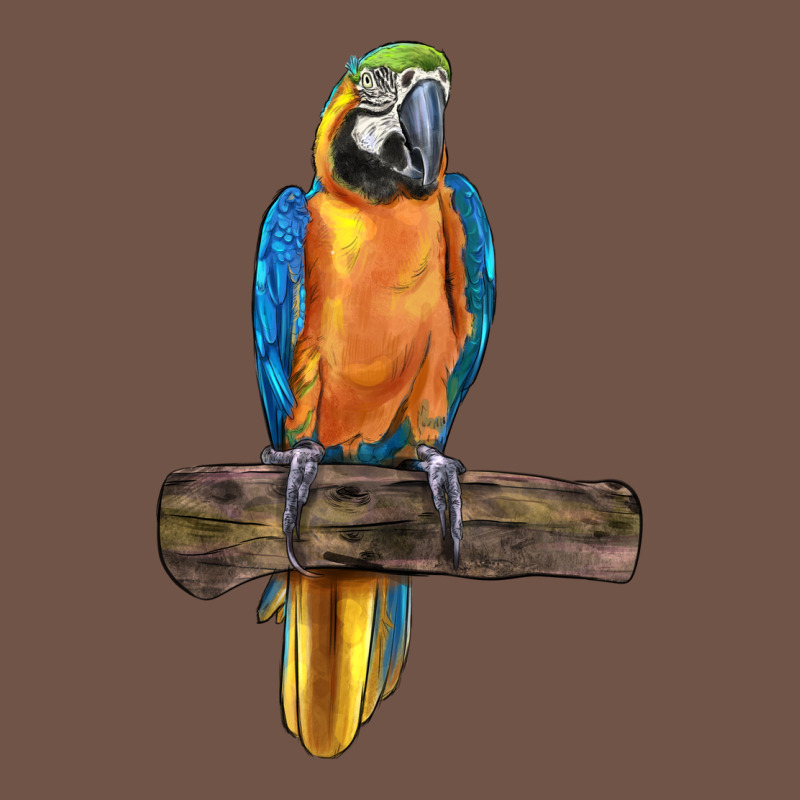 Blue Throated Macaw Premium Sweatshirt by LillyAllenDesigns | Teevron