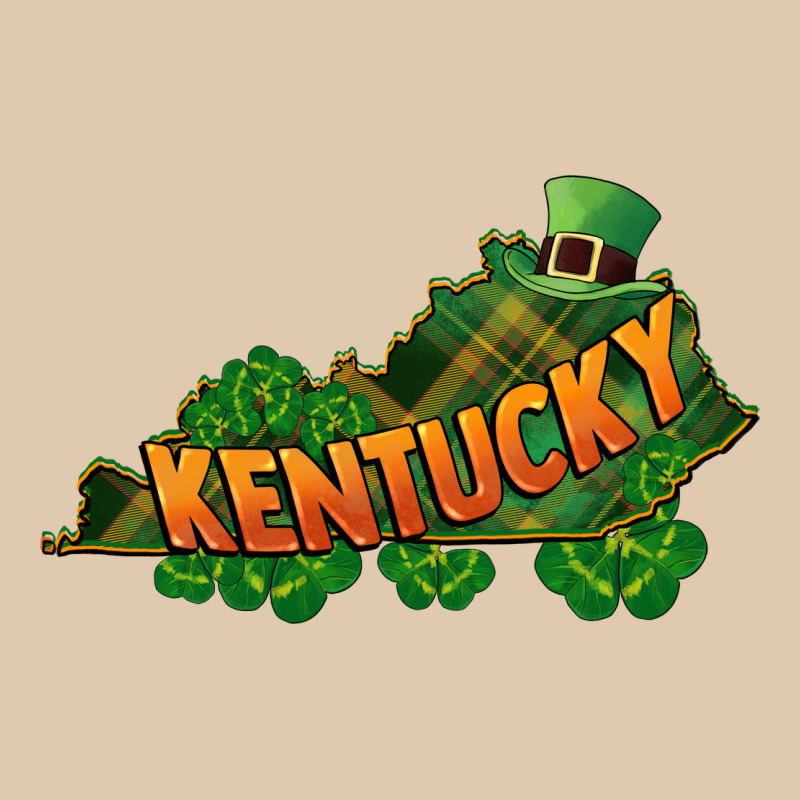 Kentucky Map St. Patrick's Day Heavyweight Sweatshirt by FaDigitalArtStudio | Teevron