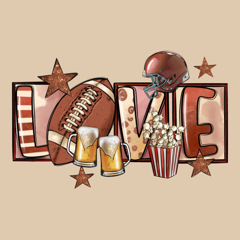 Football Love Heavyweight Sweatshirt by FaDigitalArtStudio | Teevron