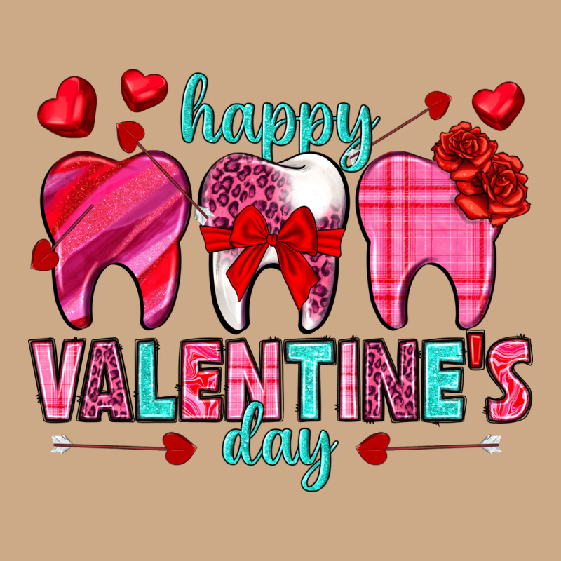 Happy Valentine's Day With Teeth Valentine's Day Vintage Hoodie by HowdyJamesFarm | Teevron