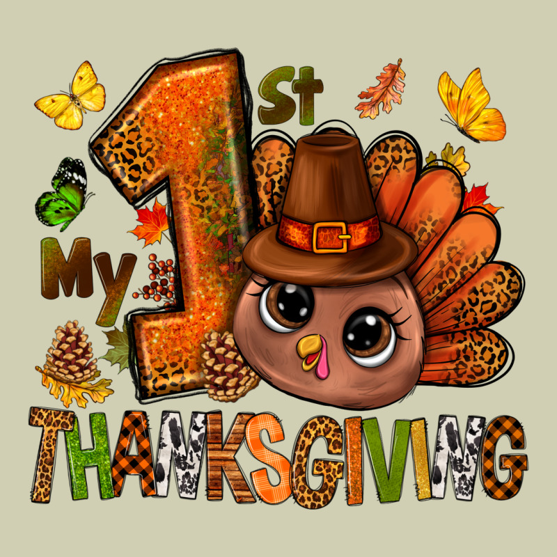 My First Thanksgiving With Turkey Bbs Heavy Core Tee by BundleAndBundleShop | Teevron