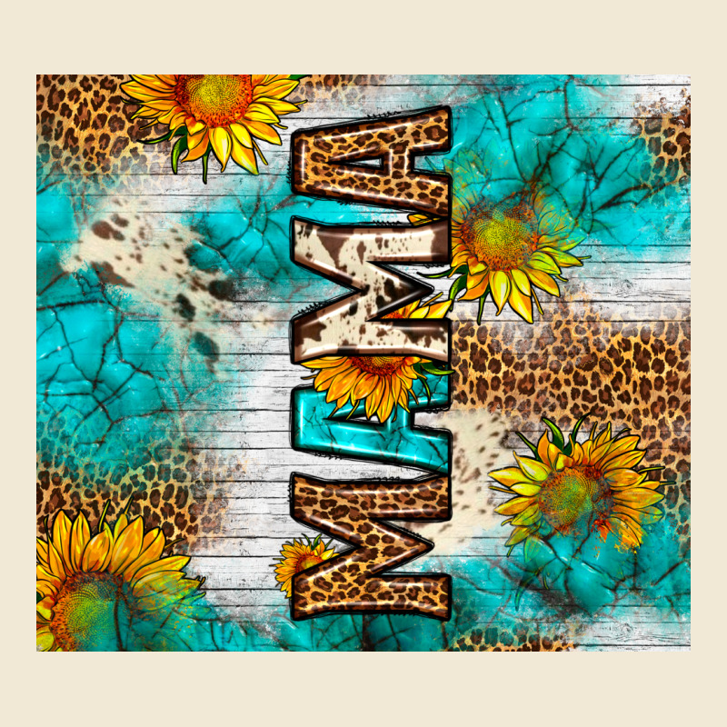 Mama Leopard Sunflower Ladies Tee by LillyAllenDesigns | Teevron