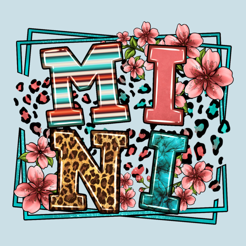 Floral Leopard Frame Mini Ladies Tee by LillyAllenDesigns | Teevron
