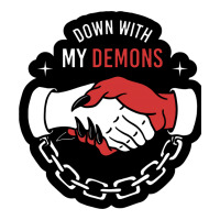 Awesome Down With My Demons  For Gift Adult And Kids Men Women  2021 Classic Tee | Teevron
