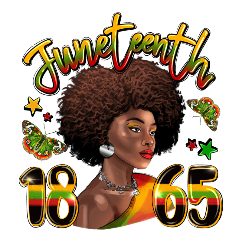 Juneteenth 1865 Black Woman Premium Tee by LillyAllenDesigns | Teevron