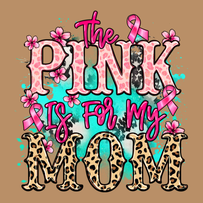 The Pink Is For My Mom Cancer Awareness Vintage Hoodie by HowdyJamesFarm | Teevron